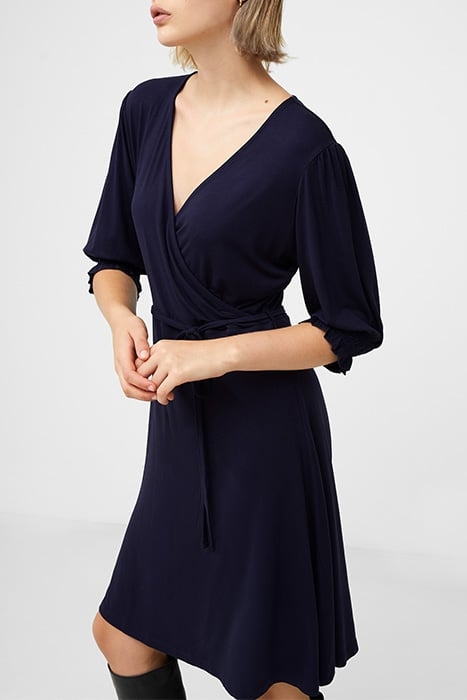 WRAP PLAIN K DK NAVY 4