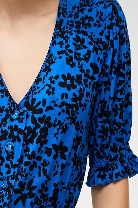 VEE BUTTON-THRU M BLACK/CERAMIC BLUE 5