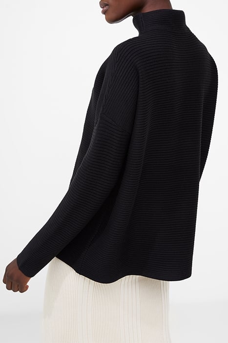 BABYSOFT RIBBED MK NK JUMPER BLACK 5