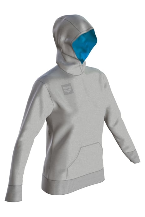 W ESSENTIAL HOODIE MEDIUM GREY MELANGE 8