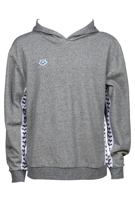 HOODIE TEAM DARK GREY MELANGE WHITE BL 1