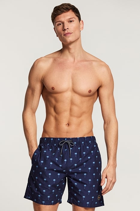 SWIMSHORT SCRATCHED SHIWI PALM DARK NAVY DARK NAVY 2