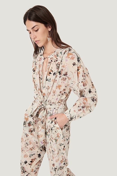 MATTAI JUMPSUIT IN BEIGE/MULTICO 4