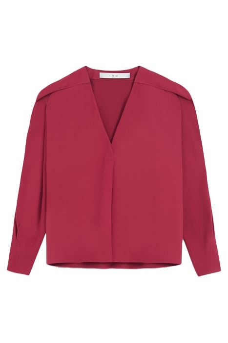 JANIC BLOUSE IN DARK RED 6