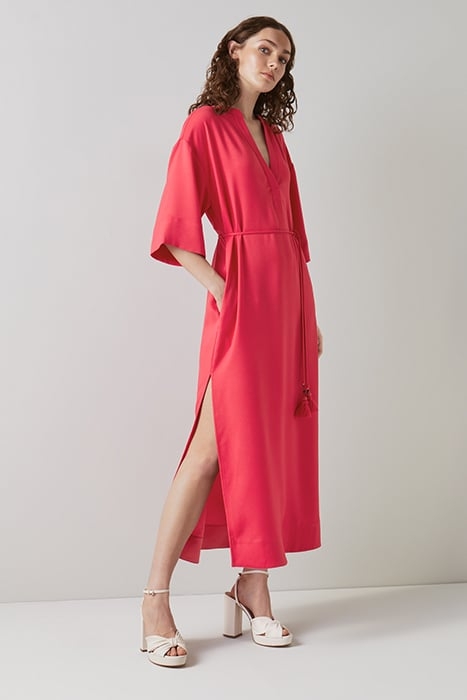 CAPRII MIDI DRESS RED 3