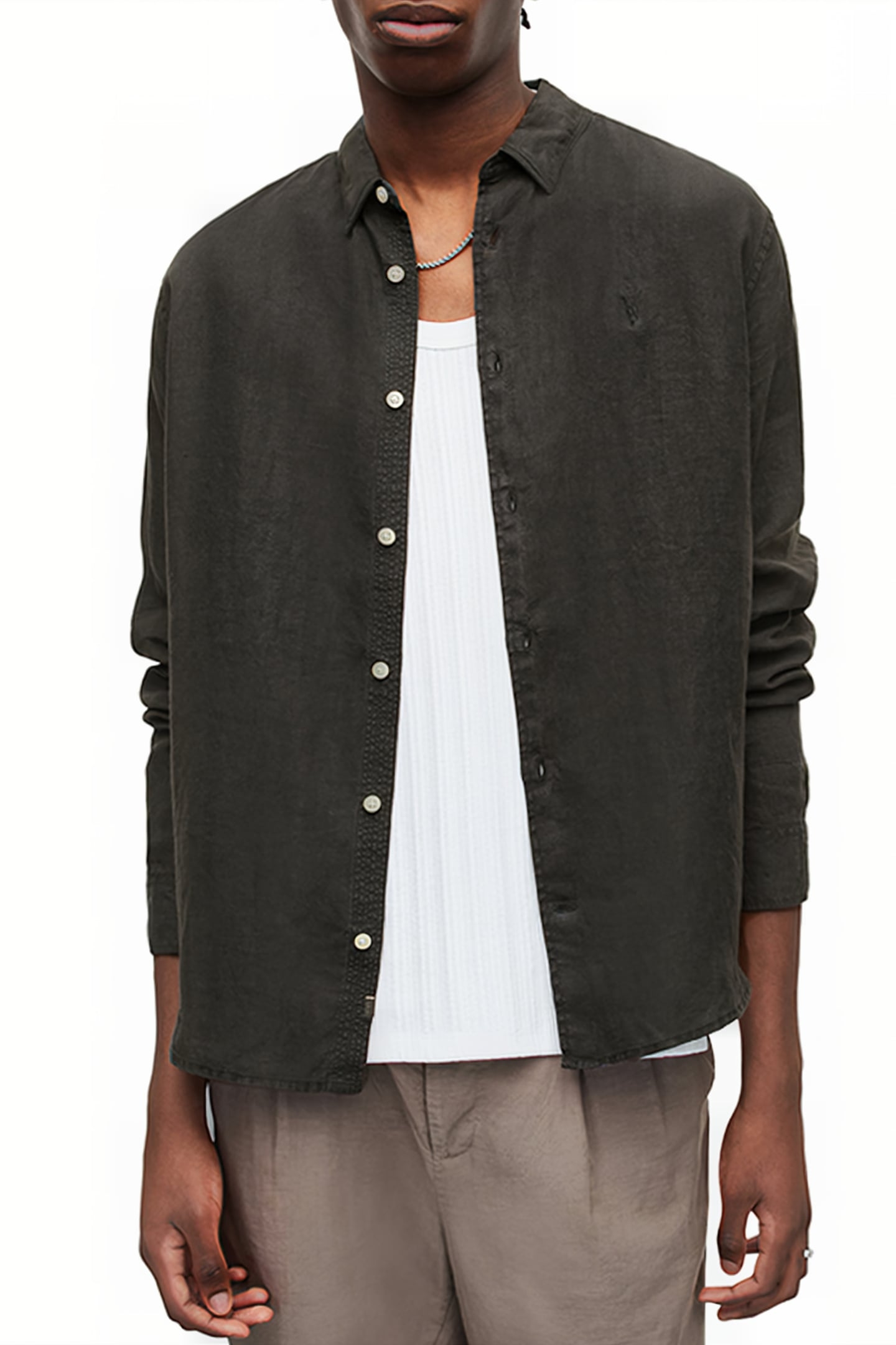 CYPRESS LS SHIRT WASHED BLACK 1