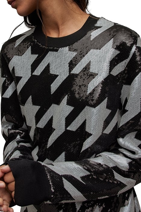 JUELA TONI DRESS BLACK/WHITE 6