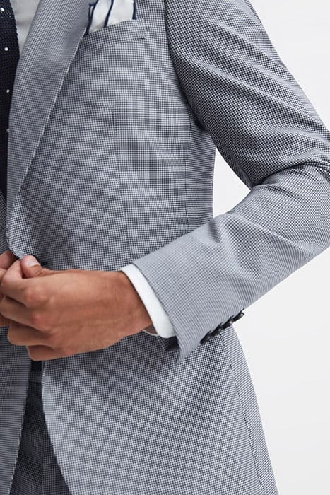 GRANGE SUIT JACKET NAVY/WHITE 4