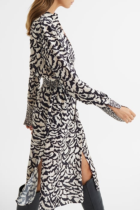 EVIE DRESS BLACK/WHITE 6