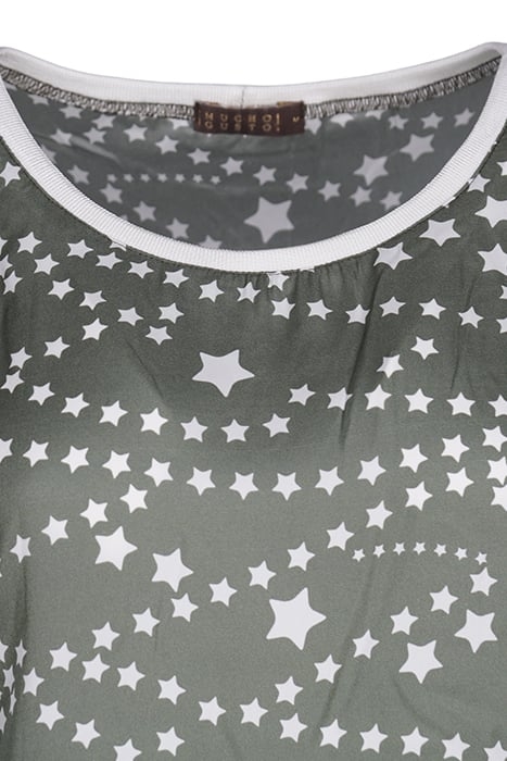 DRESS SEVILLA GREEN WITH STARS 3