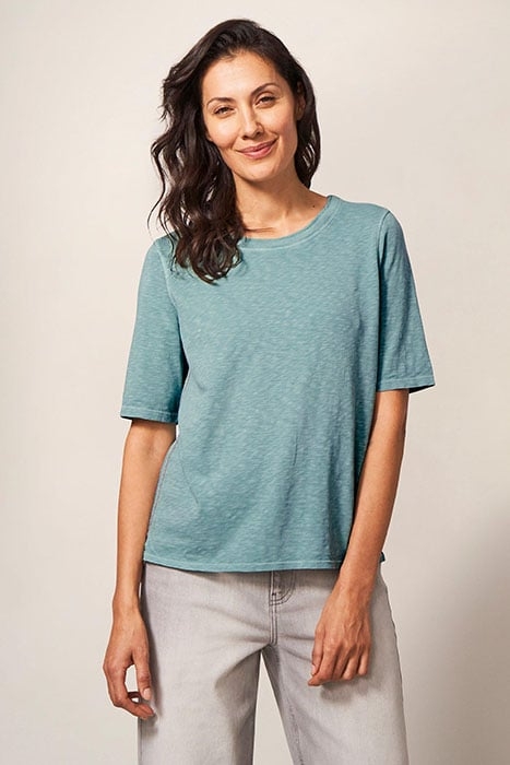 ANNABEL TEE MID TEAL 1