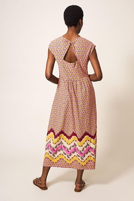 ADDISON COTTON MINI DRESS PLUM 2