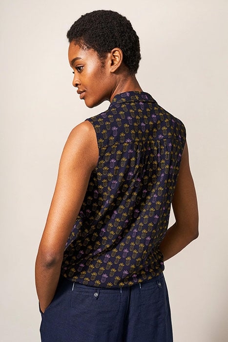 FLOWING GRASSES JERSEY SHIRT PURPLE PR 2