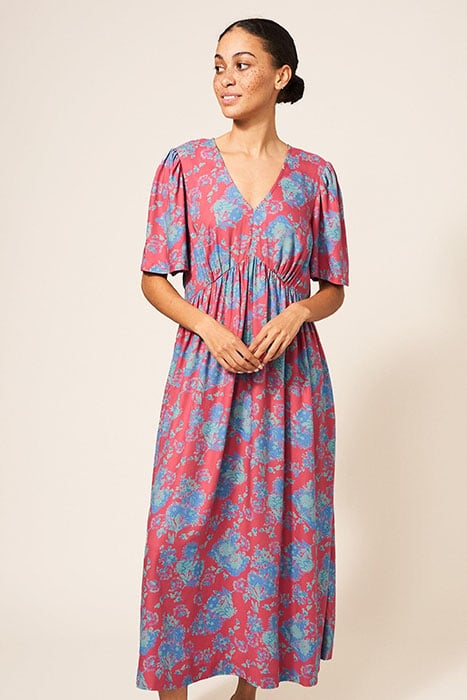 PIP MIDI DRESS PINK MULTI 1