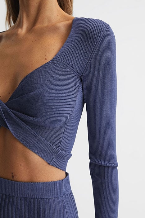 IONA KNITTED SWEATER BLUE 5