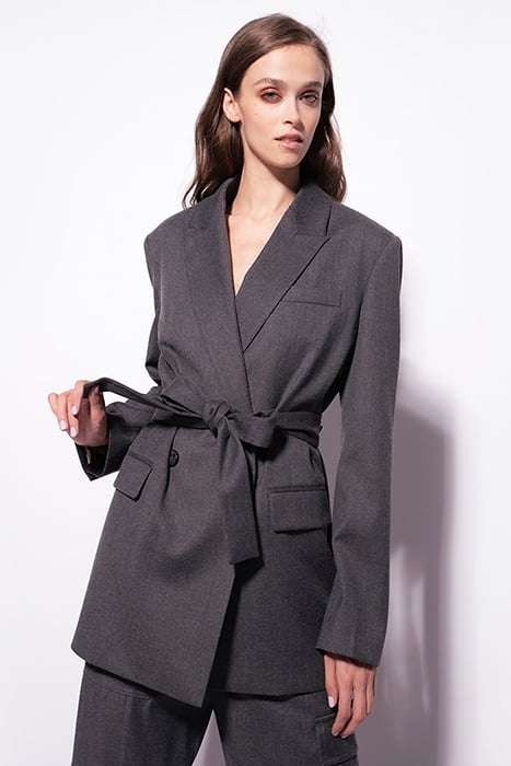 EMELINE GIACCA FLANELLA GREY - PEWTER 1