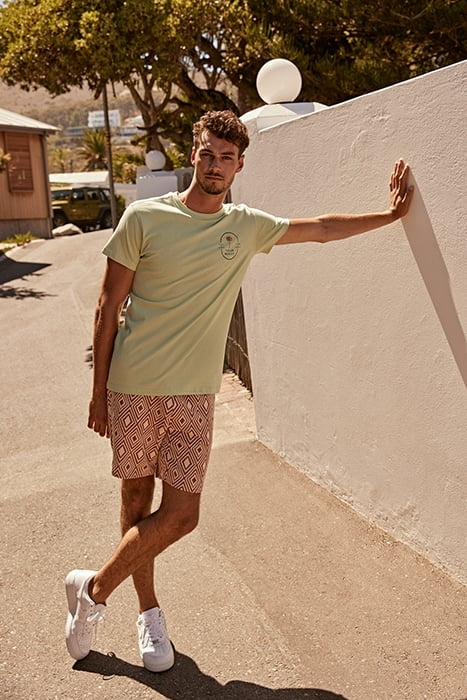 MEN TEE TULUM PALM FADED MINT GREEN 6