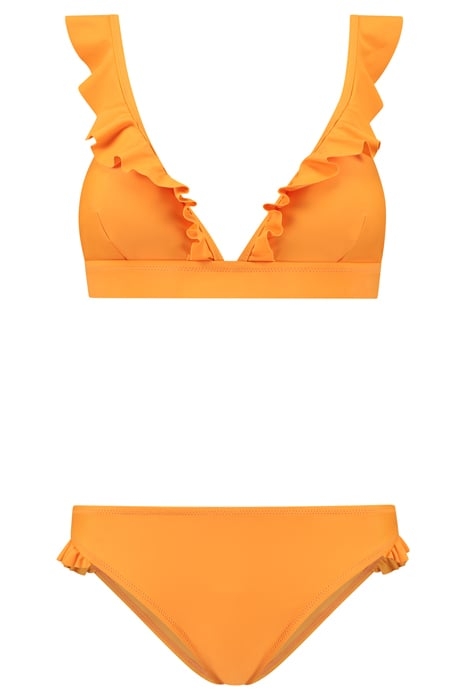 LADIES BOBBY BIKINI SET TANGERINE ORANGE 5