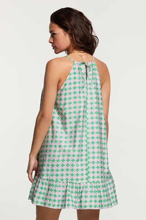 LADIES MEDELLIN DRESS PORTO TILE FRESH GREEN 2