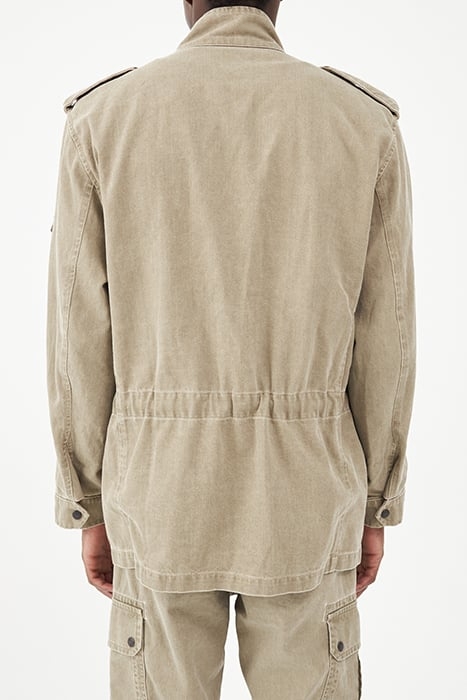 LIGHT KHAKI TERRA® DENIM SAFARI JACKET 2