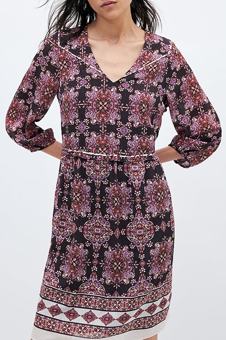 BOHO PRINT SHORT DRESS 1