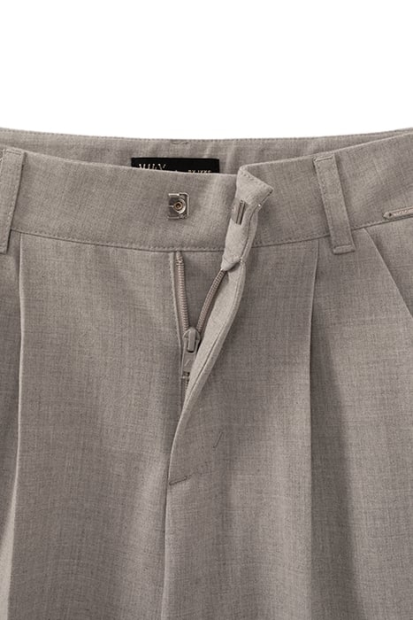 GIRLS’ GREY WIDE LEG TROUSERS WITH WHITE SIDE BANDS 7