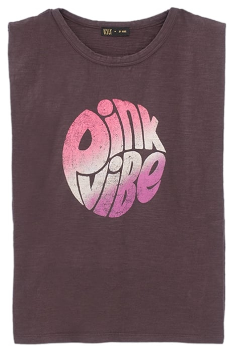 GIRLS’ GREY VINTAGE-VIBE SLOGAN ORGANIC T-SHIRT 1