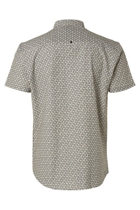 SHIRT SHORT SLEEVE ALLOVER PRINTED OFFWHITE 5