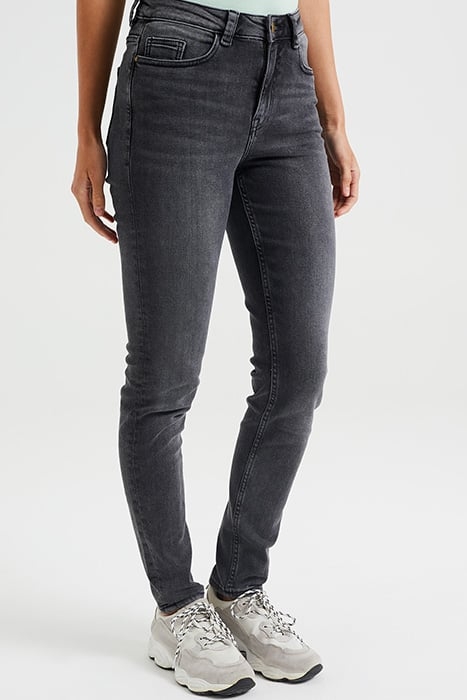 5-POCKET HIGH RISE DARK GREY 1