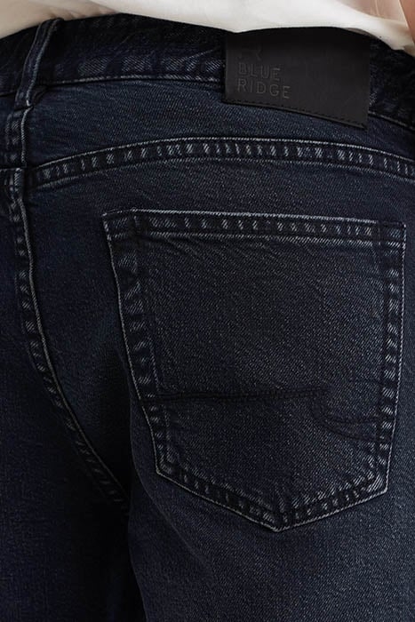 5-POCKET MID WAIST DARK BLUE 4