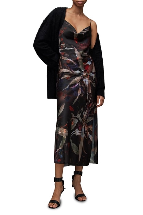 HADLEY TIPPI DRESS RUST BROWN 3