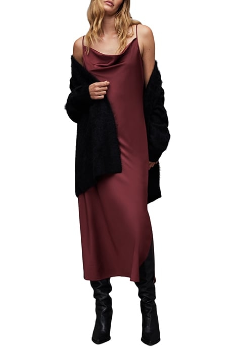 HADLEY DRESS WINTER ORCHID RED 3