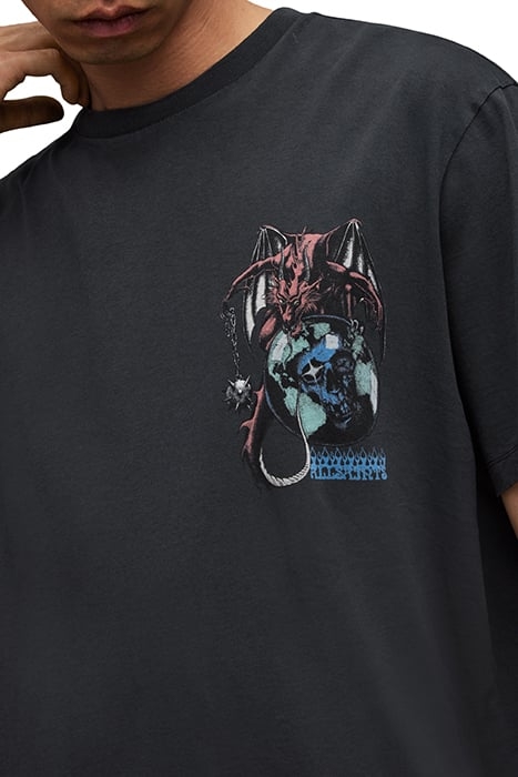 SPACE DRAGON SS CREW WASHED BLACK 5