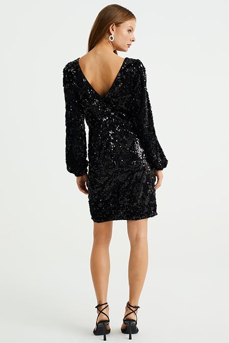 DRESS MID LENGTH BLACK 2