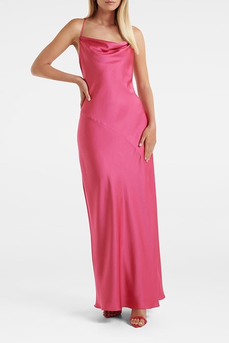 BLAIR BACK DETAIL MAXI DRESS RASPBERRY JELLY 1