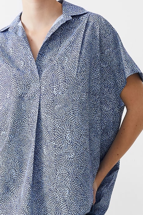 BERNICE CREPE LIGHT POPOVER PLACIDBLUE/DKNVY/WHT 4