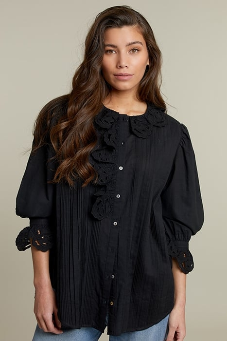 BLACK LACE SHIRT 1