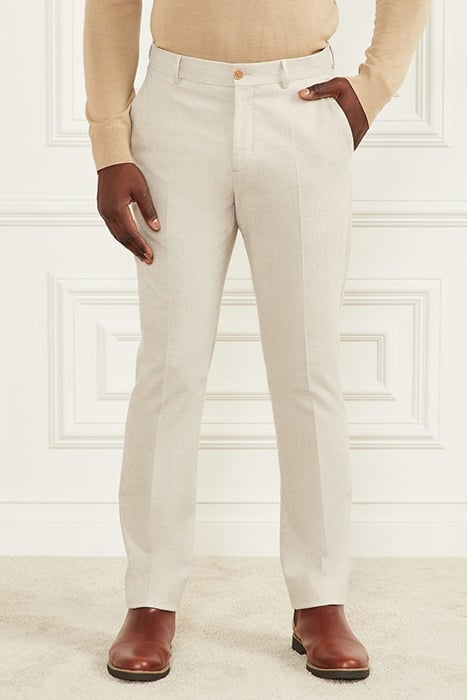 ROGER CLASSIC CHINO HERB TAN TAILORED PANT 1