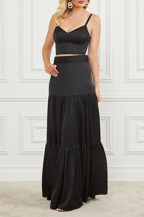 LOLA CORSET SOLID JET BLACK TOP 3