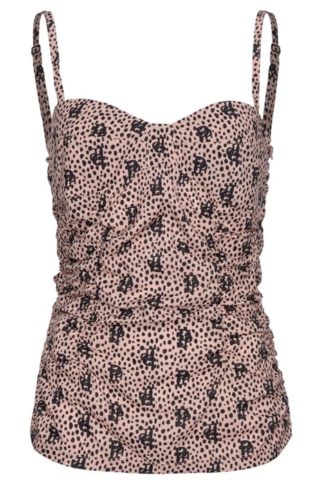 GELSOMINO CANOTTA GEORGETTE ST NUDE/BLACK 1