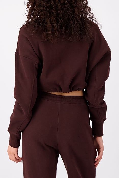 MAE CREWNECK SWEATER BROWN 2