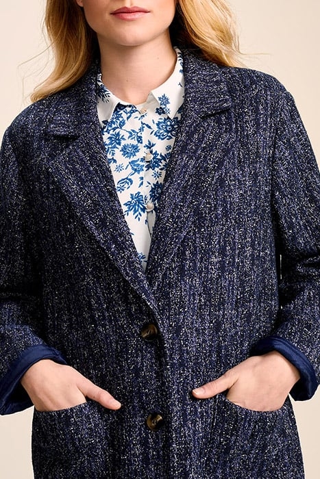 DYPTIQUE - GENTIAN BLUE FANCY WOOL JACKET 6