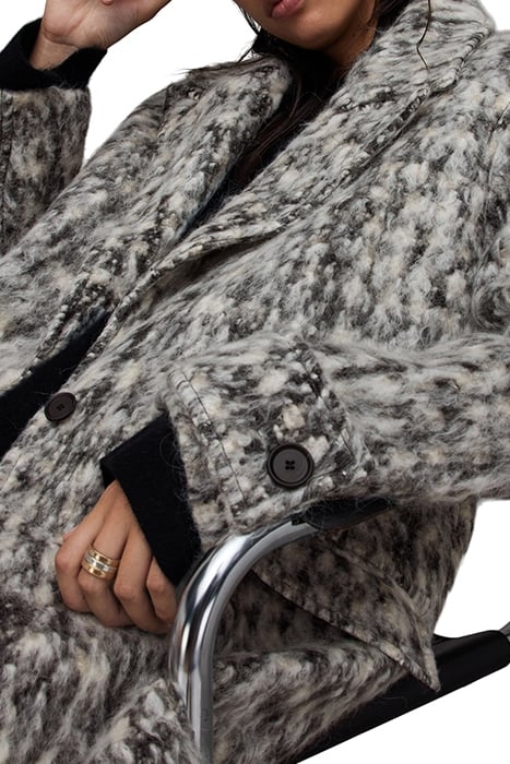 MABELX COAT BLACK/WHITE 6