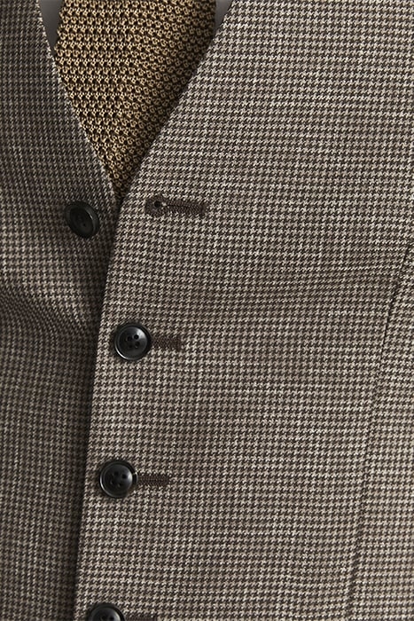 DOME-SB SIX BUTTON PUPPYT BROWN 6