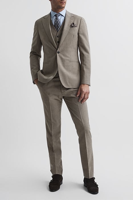 ROPE-TEXTURED WAISTCOAT BROWN 5