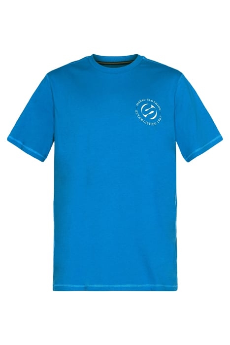 ELIASSI CHEST PRINT TEE + IMPERIAL BLUE 4