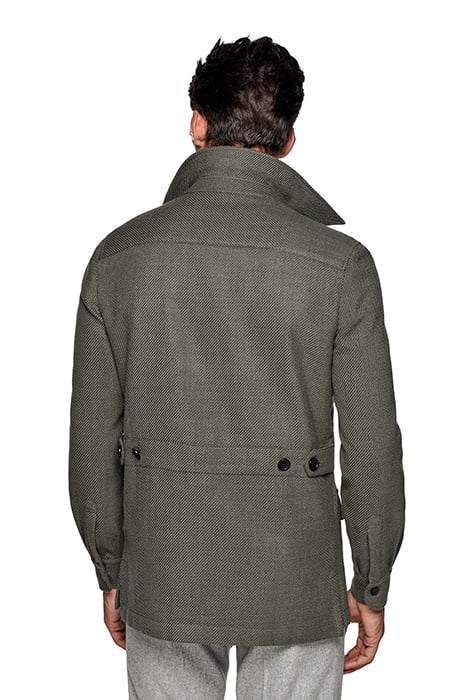 SHIRT JACKET-MID GREEN DARK GREEN 2