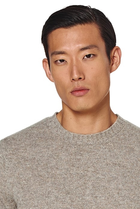 CREW MERINO WOOL SAND LIGHT BROWN 6