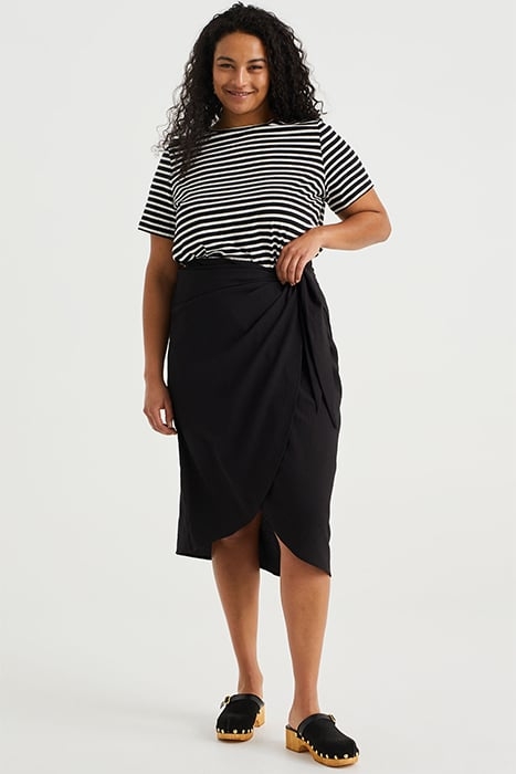 SKIRT MEDIUM LENGTH BLACK 3