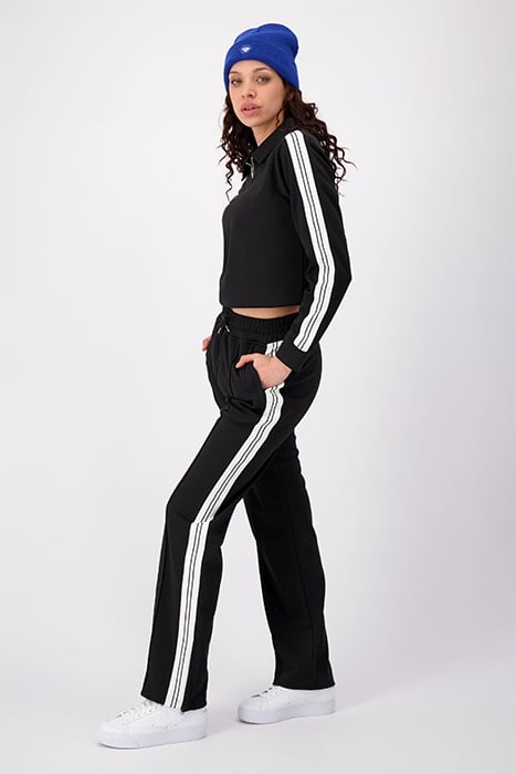 CLASSIC STRIPE TRACKPANTS BLACK 4